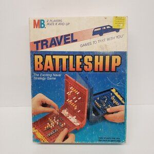 Milton Bradley Travel Battleship 1986 Vintage Game